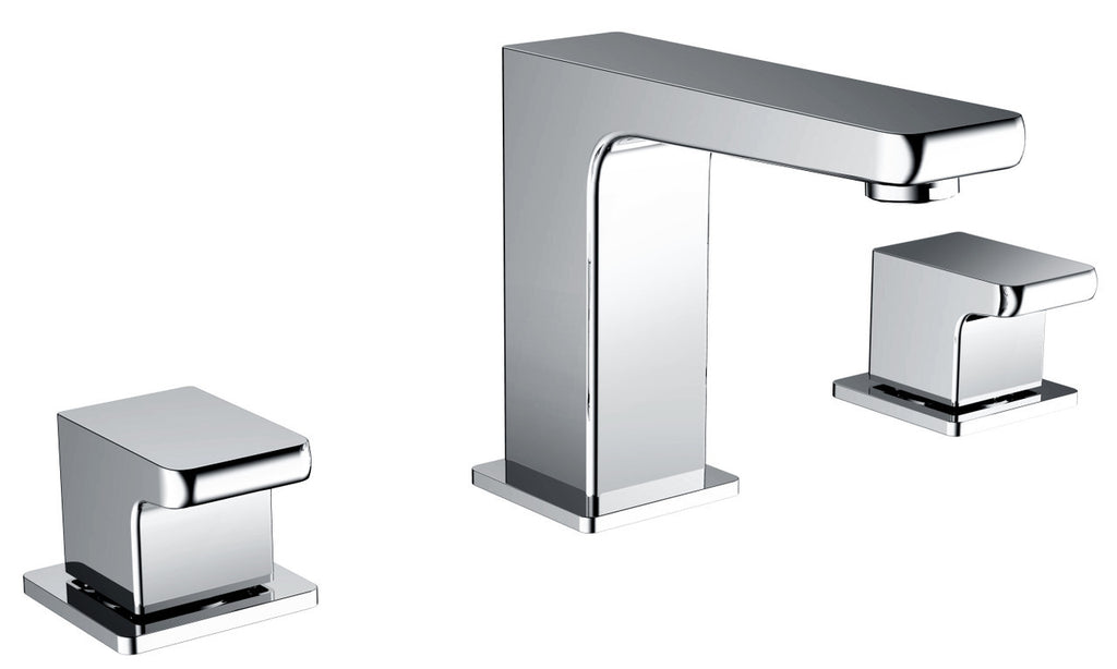 Royal Sedona Widespread Bathroom Faucet, Chrome Finish, Dual Handle Design