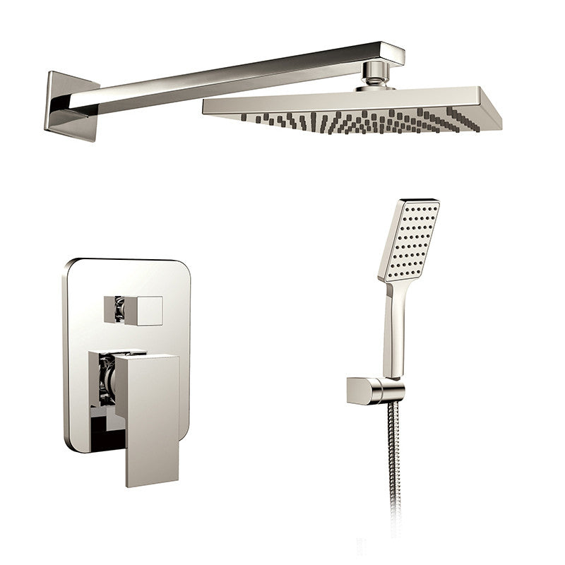 Royal Tampa Two-Way Shower System with Handheld, Brushed Nickel Finish
