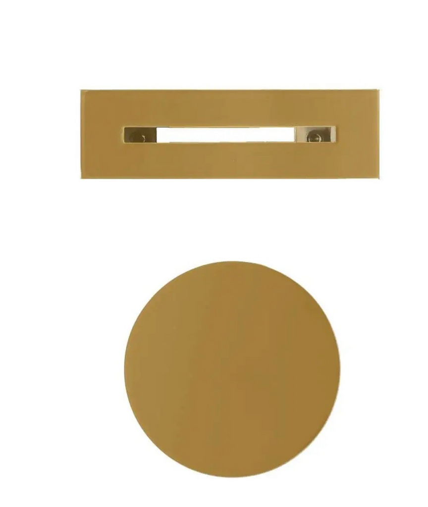 Premium Brushed Gold Freestanding Bathtub Drain Trim with Overflow Assembly