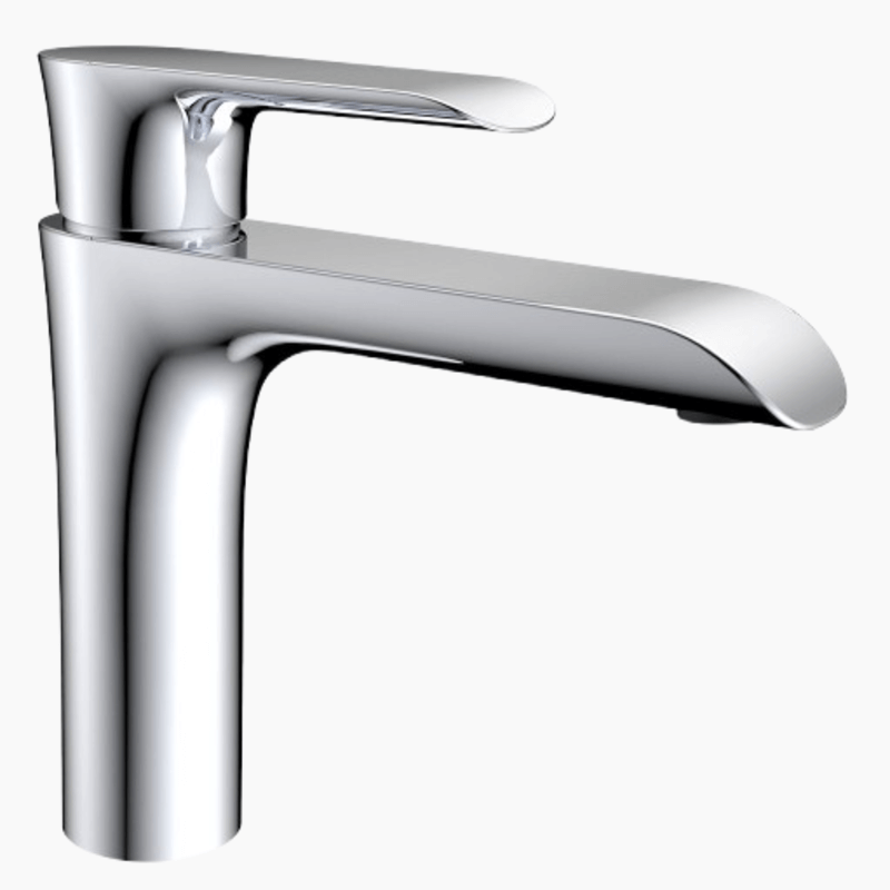 Royal Emporio Modern Single Handle Lavatory Faucet, Durable Brass Design