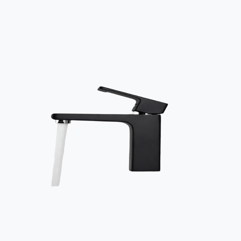 Elegant Royal Kali Single Hole Mid-Tall Brushed Gold Bathroom Faucet