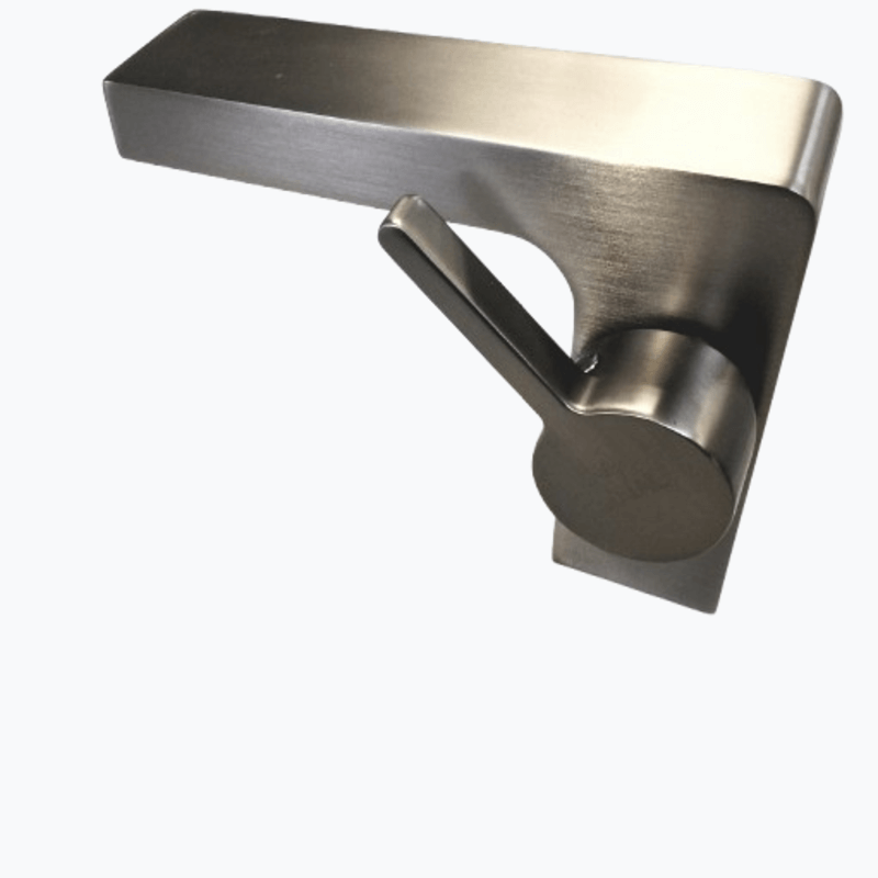 Royal Lydia Modern Single-Hole Bathroom Faucet, Brushed Nickel Solid Brass Construction